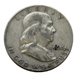 1960-D Franklin Half Dollar, 90% Silver Coin