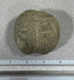Arrowheads and Artifacts - Grooved Hammer stone found in Hocking Co Oh - great artifact 2 1/2