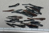 Arrowheads and Artifacts - Obsidian Needles found in Mexico 25+ in lot many are 2 1/2