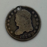 1829 Bust HALF Dime