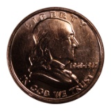 Franklin Commemorative Coin, Copper .999 Fine, 1 A.V.D.P Ounce