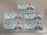 5 Notes from Central Bank of Iraq nice sells times the money
