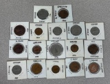 World Coins - Ireland lot of 17, Range -1949 - 1982