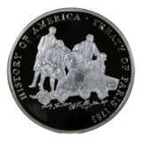 Treaty of Paris 1783 Commemorative Coin, .999 Silver, History of America