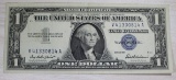 1957 $1 Silver Certificate, Blue Seal