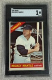 Mickey Mantle 1966 Topps # 50 SGC 1