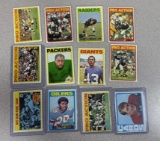 1972 Topps Football lot of 12 w/ Csonka, Houston +