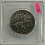 1925 Stone Mountain Commemorative Half Dollar Coin, United States Mint, 90% silver