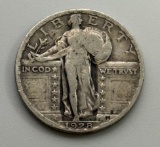 1928 Standing Liberty Quarter, 90% Silver