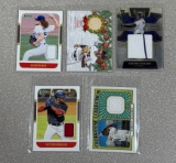 Baseball Relics lot of 5 Great lot May Welker Robles Correa Alverez
