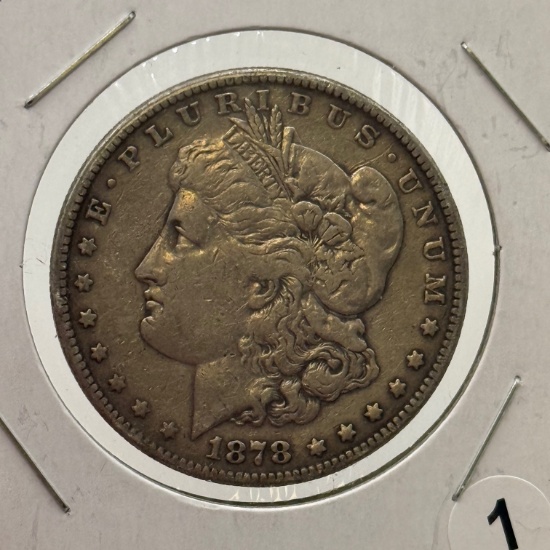 1878-S Morgan Dollar Coin, United States, 90% Silver