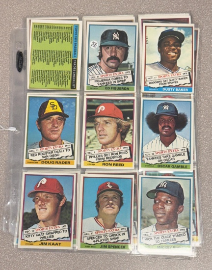 Sports cards Baseball 1976 Topps Baseball Traded Complete Set with Stars & HOF er