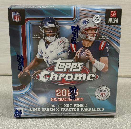 2026 Topps Chrome Football Mega Box