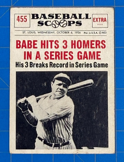 1961 Nu-Cards Baseball Scoops #455 (GD-VG)