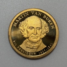 US Martin Van Buren Presidential $1 Coin