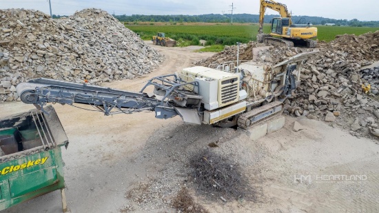 2012 Metso Lokotrack Lt1213 Tracked Impact Crusher Plant