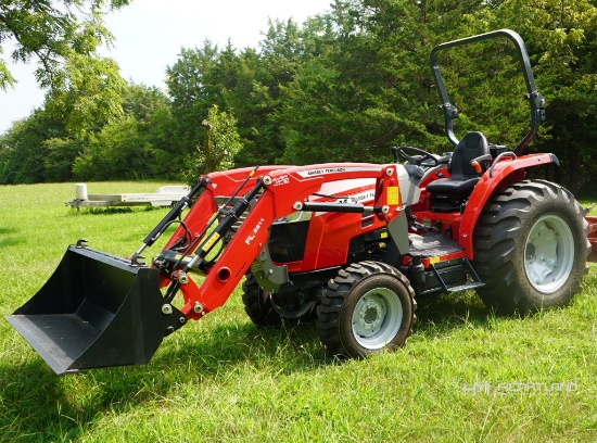 2024 Massey Ferguson 1835m Tractor W/ Front Loader & Bucket Â€“ Rear Box Blade Not Included
