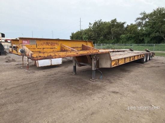 1978 Transport Trailers Cr35txf 17ft X 8ft Tri/a Lowboy Trailer