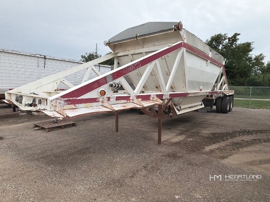1982 Ranch Manufacturing Belly Dump Trailer