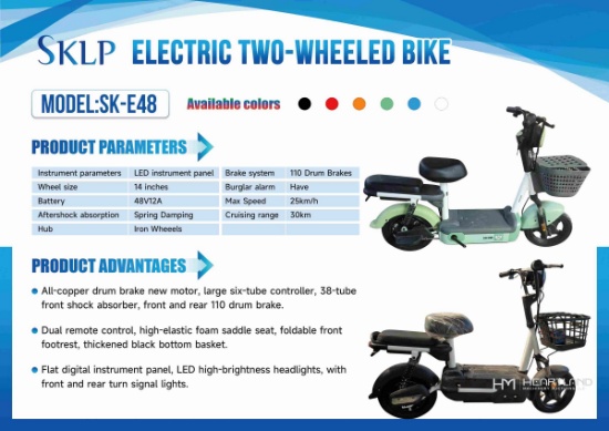 2026 Sklp Sk-e48 Electric Bicycle (unused)