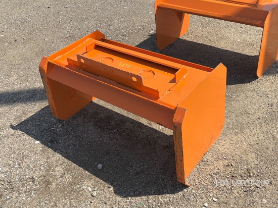 Kit Containers 36" Mini Skid Steer Snow Pusher