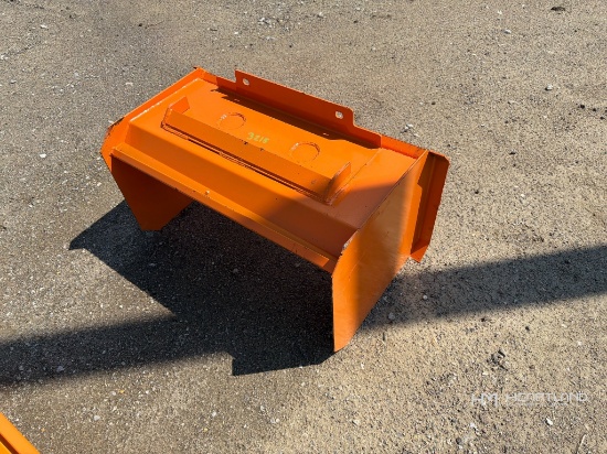 Kit Containers 36" Mini Skid Steer Snow Pusher