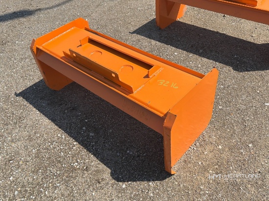 Kit Containers 48" Mini Universal Attach Snow Pusher