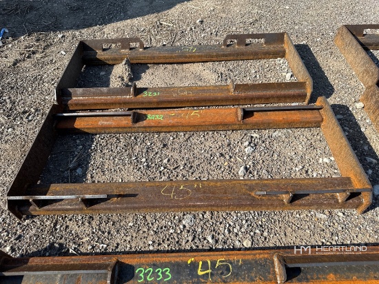 Kit Containers Skid Steer Attach Frame 75#