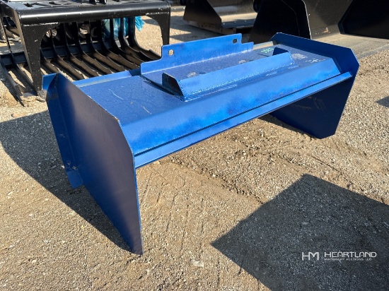 Kit Containers Mini Skid Steer Snow Pusher