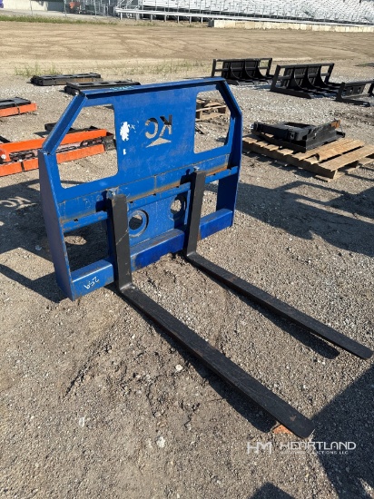 Kit Containers Skid Steer Pallet Fork Attachment