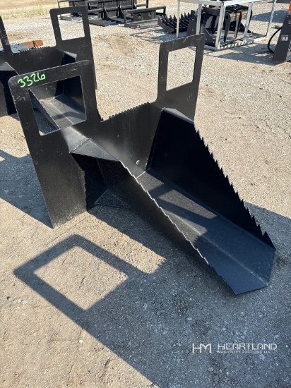 Kit Containers Skid Steer Tree Spade Attachment