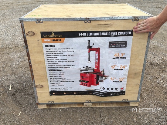 LandHonor LHR-2C24 24-in Semi Automatic Tire Changer