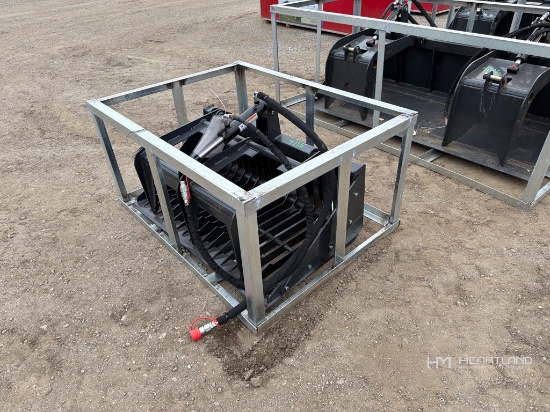 Landhonor Mrb-72-44w 44in Mini Skid Steer Rock Grapple