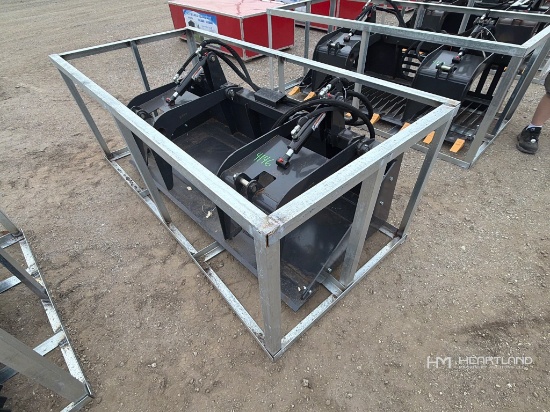 Landhonor Sgb-11-72w 72in Skid Steer Grapple Bucket