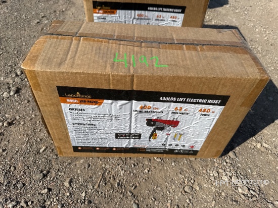 2025 LandHonor LHR-PA200 440 lb Electric Hoist (Unused)