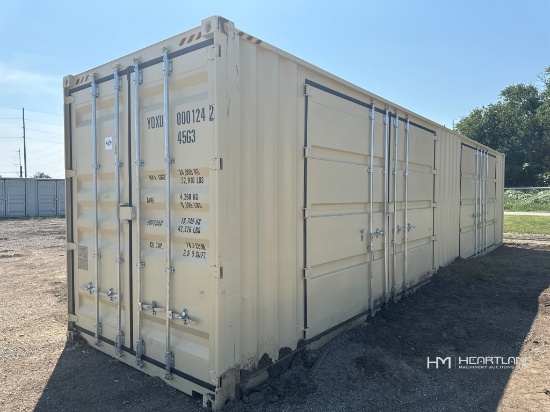 Dpx400sd 40ft Shipping Container With (2) Side Doors And End Door (one Trip)