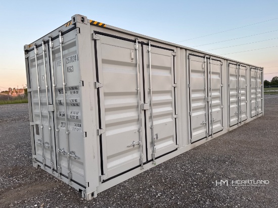 Irc40-yhx 40ft High Cube Shipping Container With 4 Doors (one Trip)