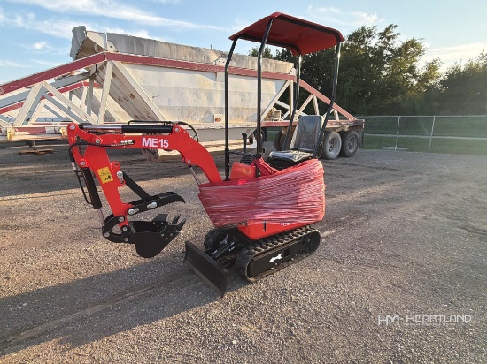 2026 SDLANCH ME15 Mini Excavator (Unused)