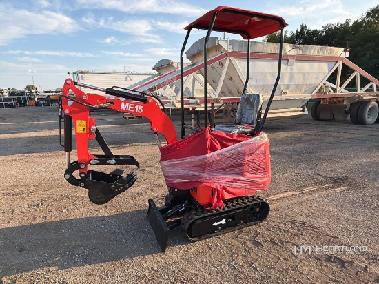 2026 SDLANCH ME15 Mini Excavator (Unused)