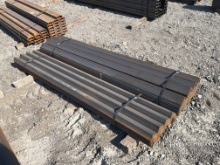 (47) 3in x 2in x 3/16in Steel Angle Iron, 82.5in Long, 1,014 lb