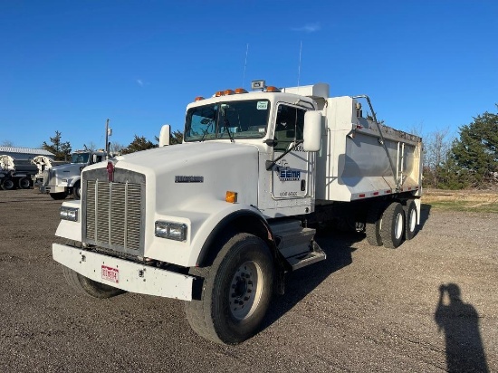 2005 Kenworth W900 Five Axle Dump Truck, Sold w/Drop Axles