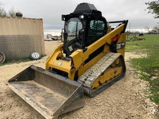 2016 CAT 299D2XHP Tracked Forestry Skid Steer Sold w CAT HM415C Mulcher