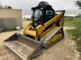 2016 CAT 299D2XHP Tracked Forestry Skid Steer Sold w CAT HM415C Mulcher