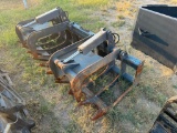 (1X) Solebees SSG84 Extra Heavy Duty Skid Steer Grapple Bucket 84