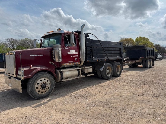2007 Western Star 4900Tandem-Axle Dump Truck & 2007 Leach Pup Trailer Package Deal
