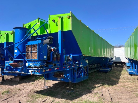 2012 NOV FS40 68000 lb 61 ft T/A Sand Field Bin Oilfield Trailer