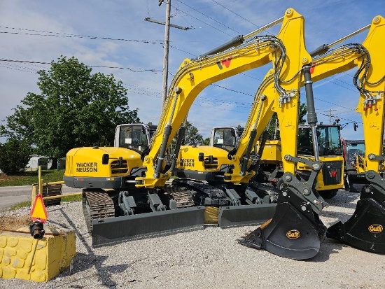 NEW 2024 Wacker Neuson ET145 Excavator ONLY 14.2 HRS!! (Steel Track Unit)