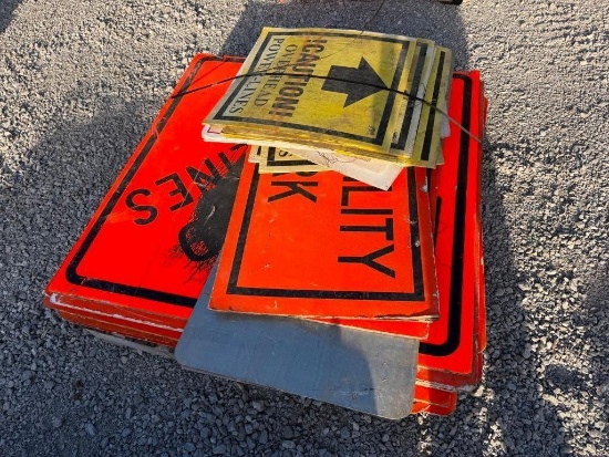 Construction Sign Lot