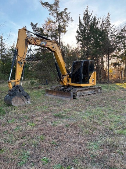 2022 CAT 309CR HighFlow Excavator W/ Blade & Hydraulic Thumb & Prinoth M450E-900 Mulching Head