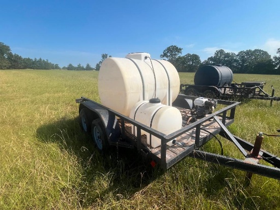 C&M Pressure Washing Trailer T/A (white)